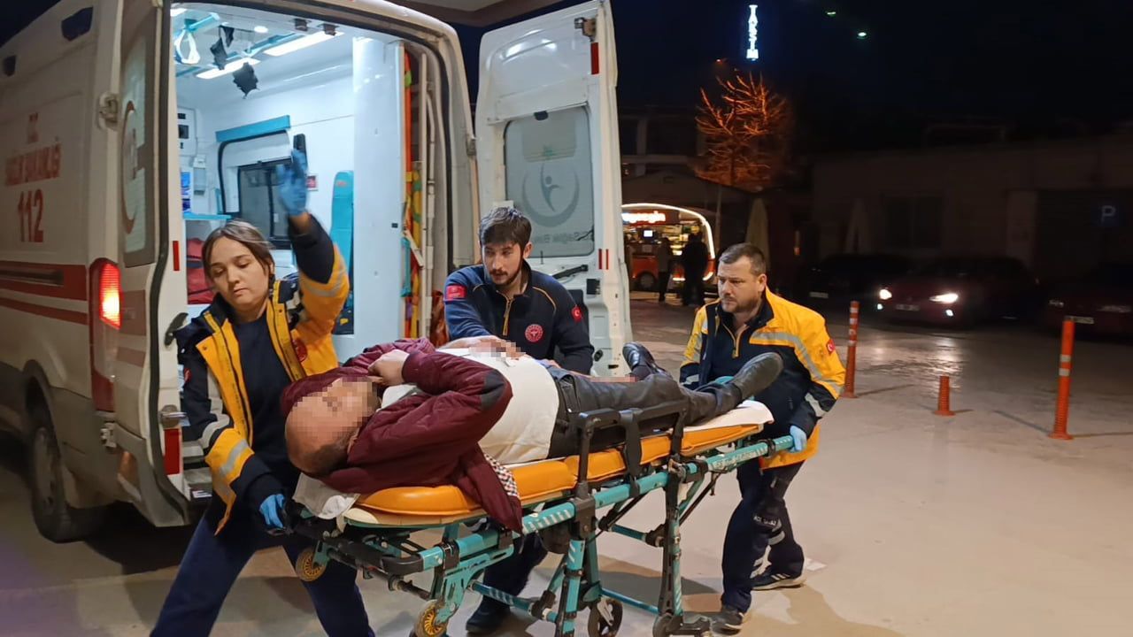 İnegöl'de kavgada kayınbirader sol bacağından vuruldu