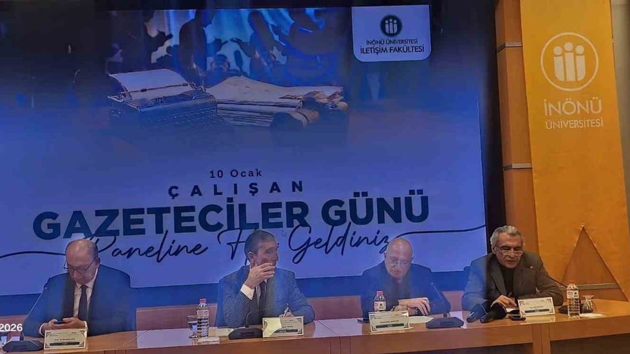 İnönü Üniversitesi'nde 10 Ocak Çalışan Gazeteciler Günü paneli