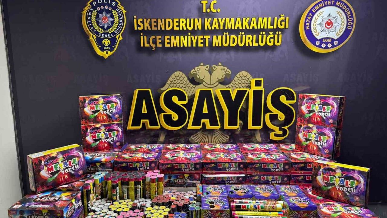 İskenderun'da patlayıcı madde satışı yapan işyerlerine yönelik geniş çaplı denetim