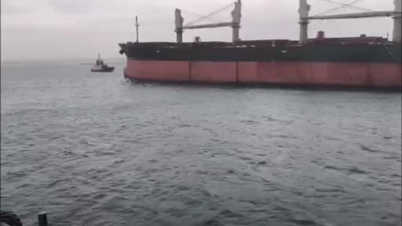 İstanbul Boğazı'nda NOTA APP gemisinde makine arızası