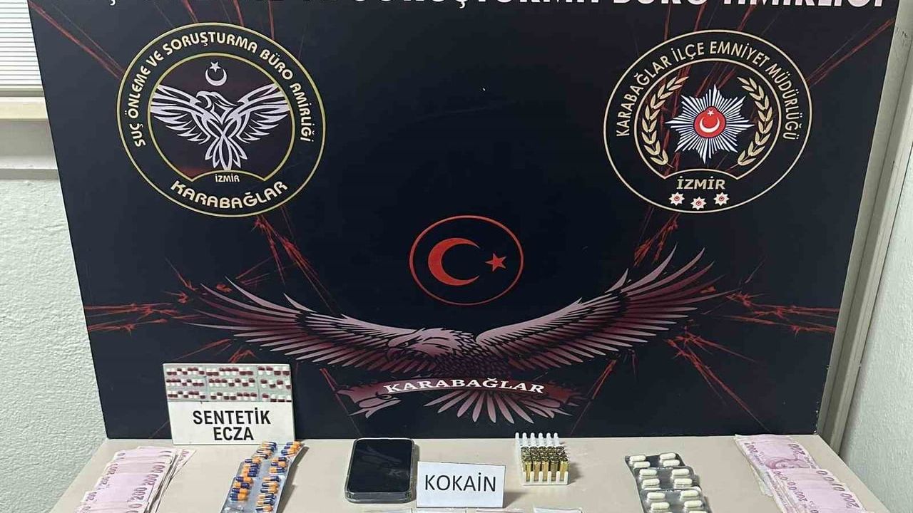İzmir Karabağlar'da uyuşturucu operasyonu: Sevgililer gözaltında