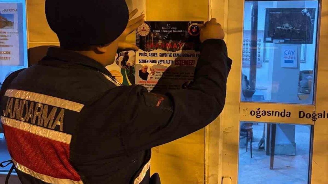 Jandarmadan köy kahvelerinde dolandırıcılık bilgilendirmesi