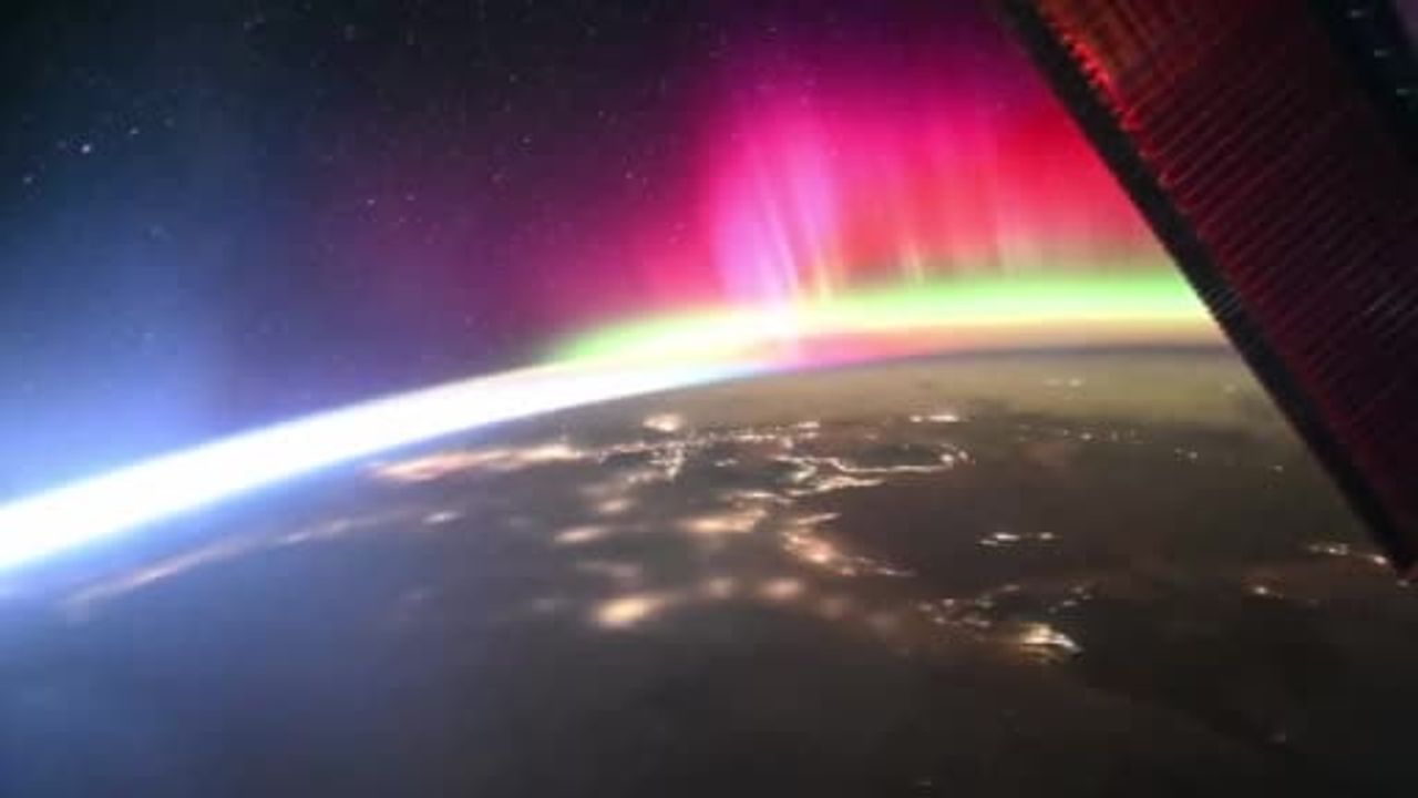 Japon astronot Kimiya Yui uzaydan kutup ışıklarını görüntüledi