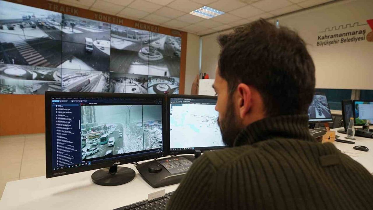 Kahramanmaraş'ta 264 Kamerayla Anlık Yol Takibi