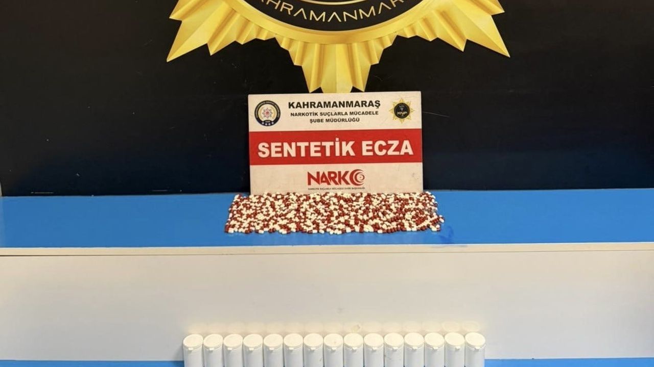 Kahramanmaraş'ta 3 kişi uyuşturucudan tutuklandı