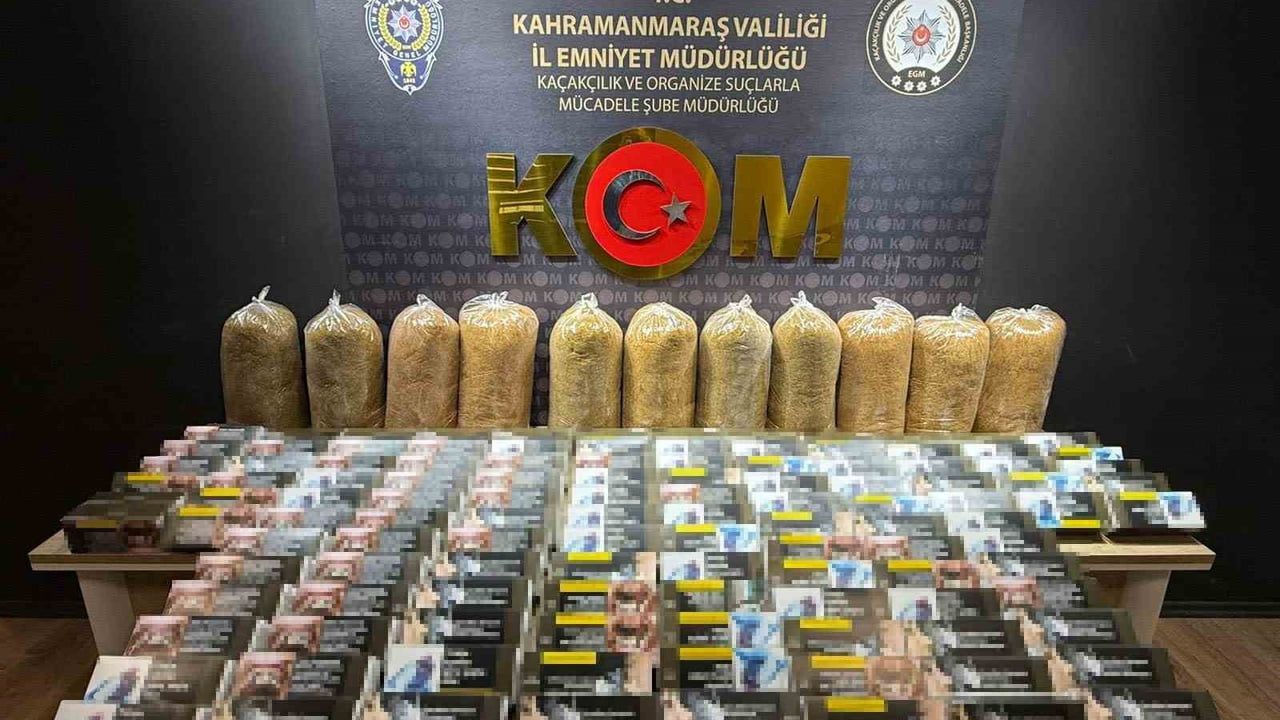 Kahramanmaraş'ta bonzai ve kaçak tütün operasyonu: 1 tutuklama