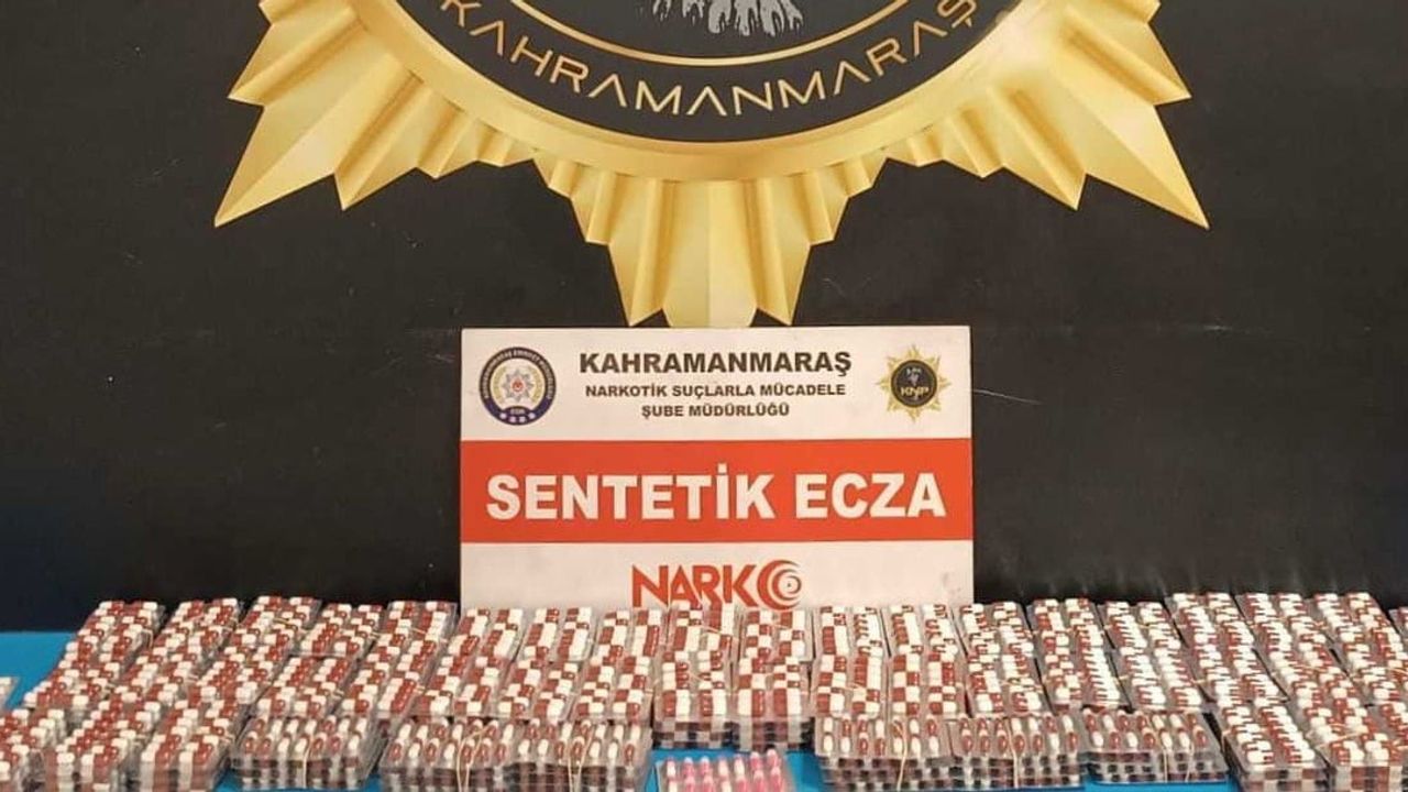 Kahramanmaraş'ta hoparlörde 8 bin hap çıktı: Toplam 10 bin 807 ele geçirildi, 2 tutuklama