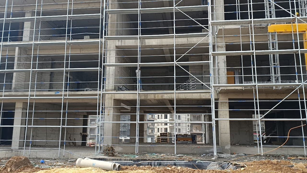 Kahramanmaraş’ta inşaat kazası: 1 işçi yaralandı