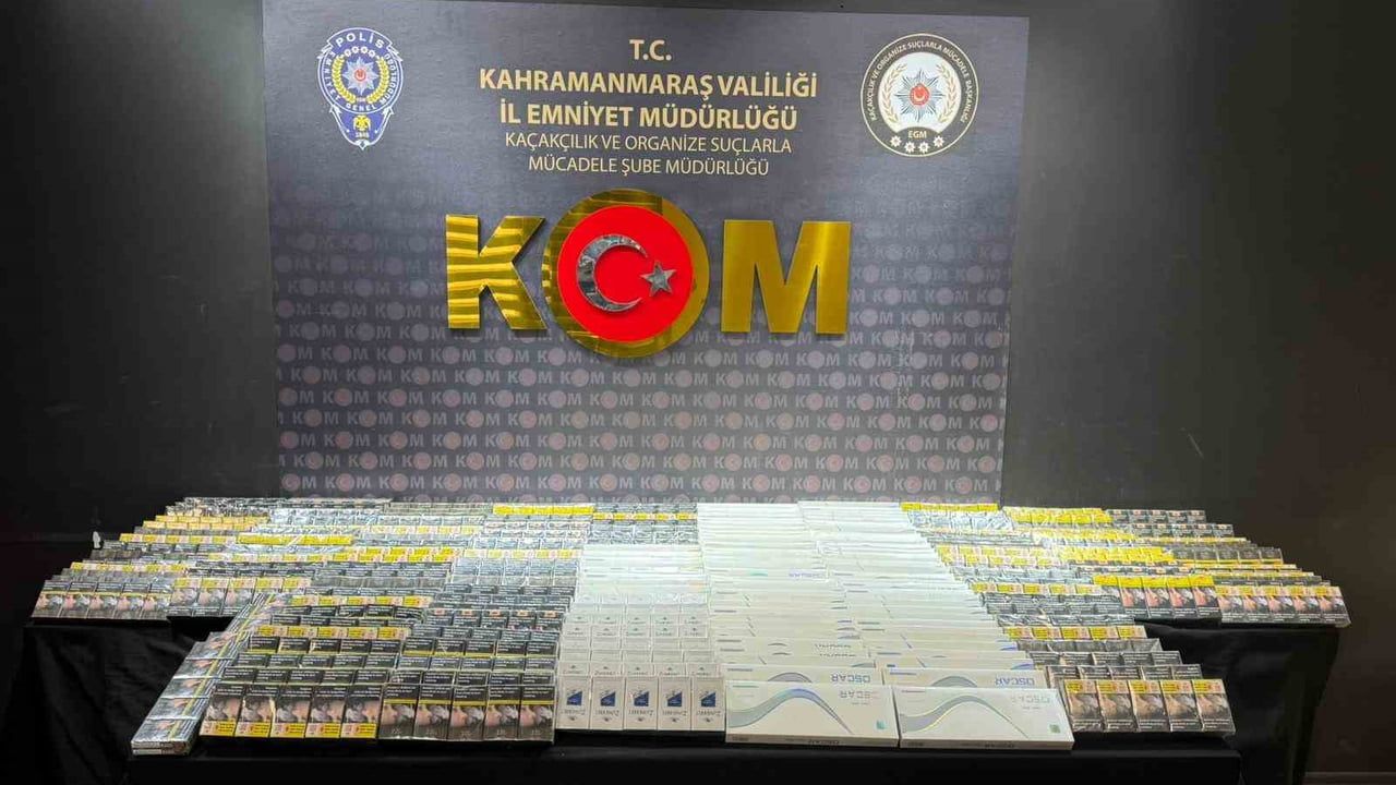 Kahramanmaraş’ta kaçakçılık operasyonlarında 10 kişiye işlem