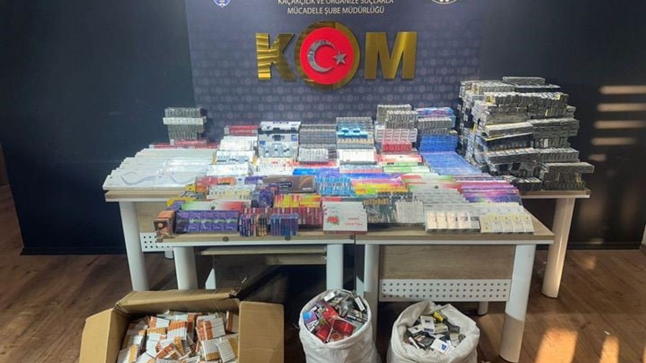 Kahramanmaraş'ta kaçakçılık operasyonunda 3 kişi gözaltına alındı