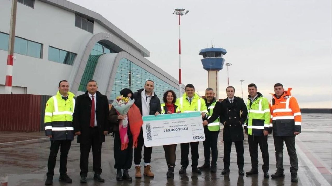 Kapadokya Havalimanı 2025'te 750 bin yolcuya ulaştı