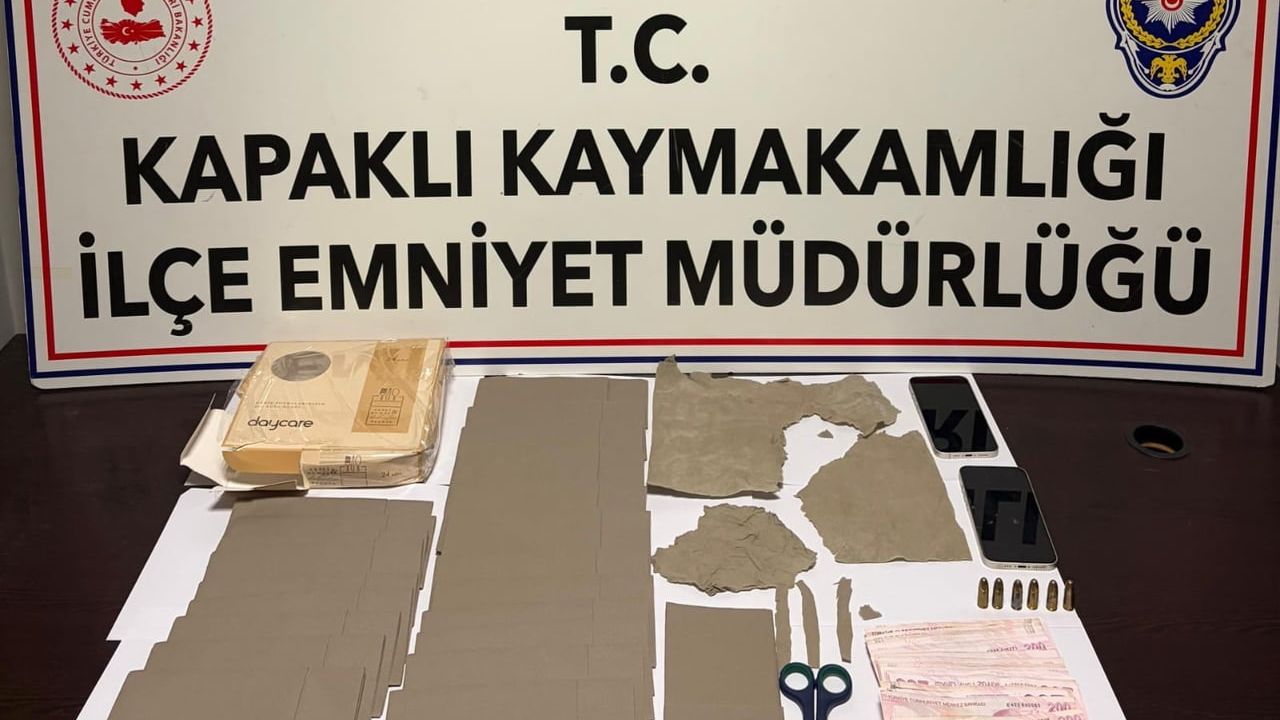 Kapaklı'da narkotik operasyonu: İki şüpheli tutuklandı
