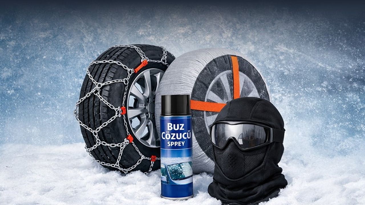 Kar yağışı talebi artırdı: Lastik zinciri satışları 10 katına çıktı