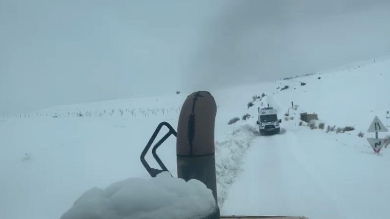 Karakuyu'da mahsur kalan hasta kurtarıldı