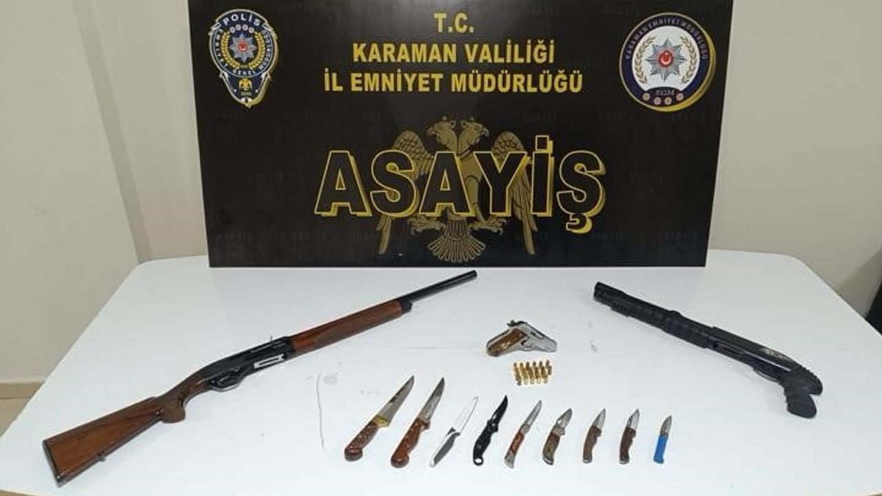 Karaman'da 5 bin 307 sentetik hap ele geçirildi — 6 tutuklama