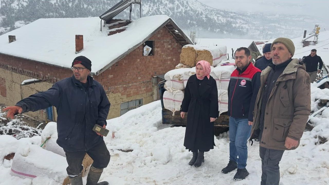 Karaman'da ahır çatısı çöktü: 142 küçükbaş sağ kurtarıldı