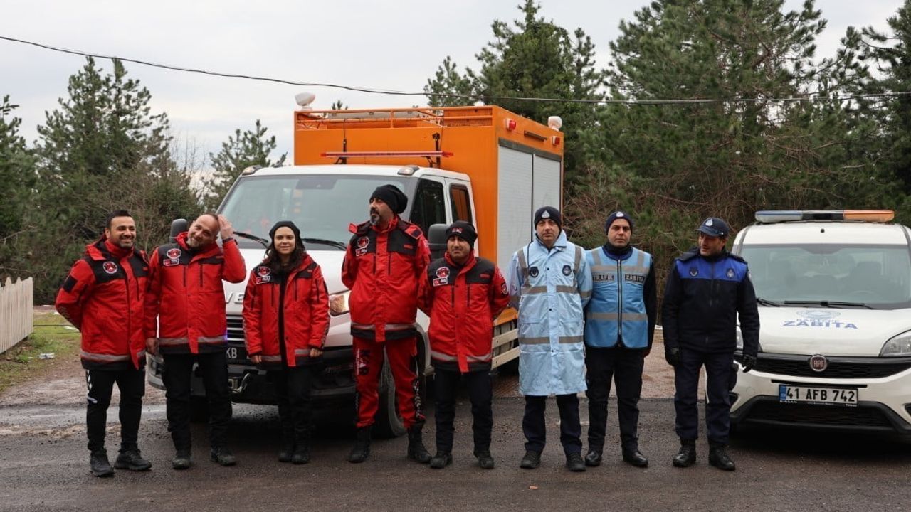 Kartepe dağ yolunda kış lastiği ve güvenli sürüş uyarısı