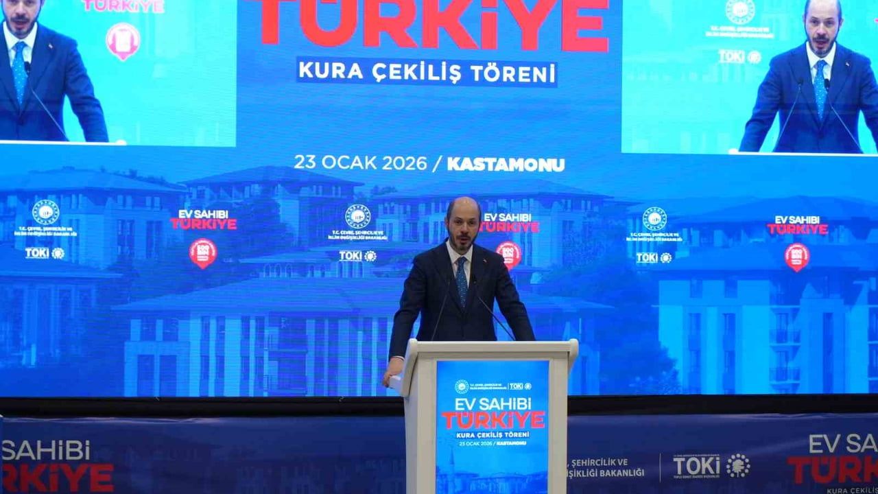 Kastamonu'da 2 bin 380 sosyal konutun hak sahipleri kura ile belirlendi