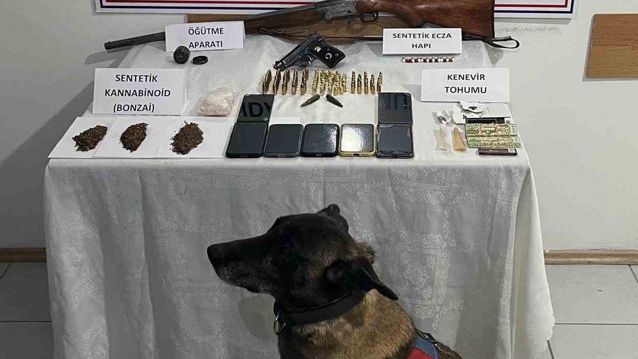 Kastamonu'da jandarma operasyonunda 8 şüpheli gözaltında