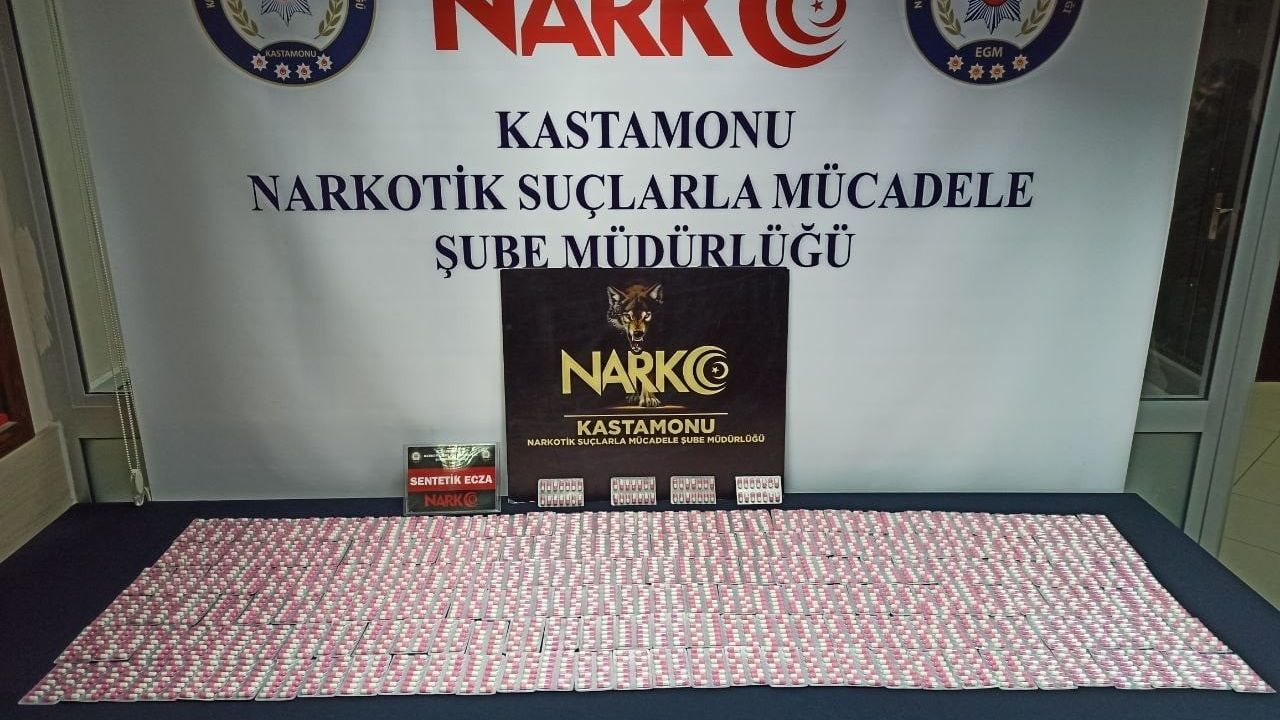 Kastamonu'da kargo ile sentetik ecza sevkiyatına hapis cezaları