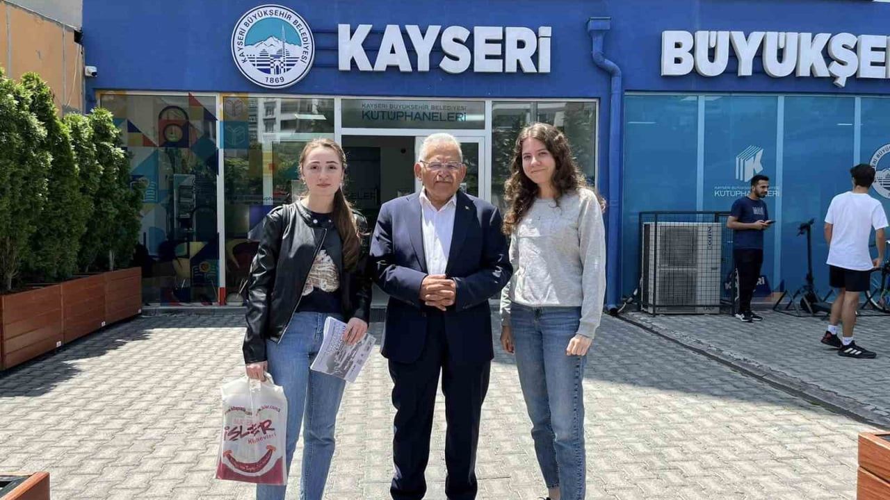 Kayseri Büyükşehir Kütüphaneleri 2025'te yaklaşık 2 milyon ziyaretçi ağırladı