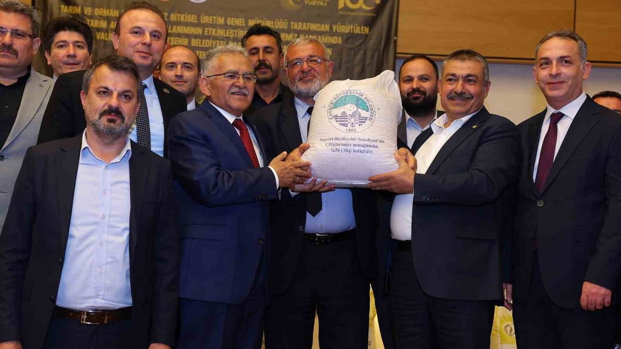 Kayseri'de 2025'te 12 milyon 526 bin TL değerinde 262 ton tohum ve 3 bin fidan dağıtımı