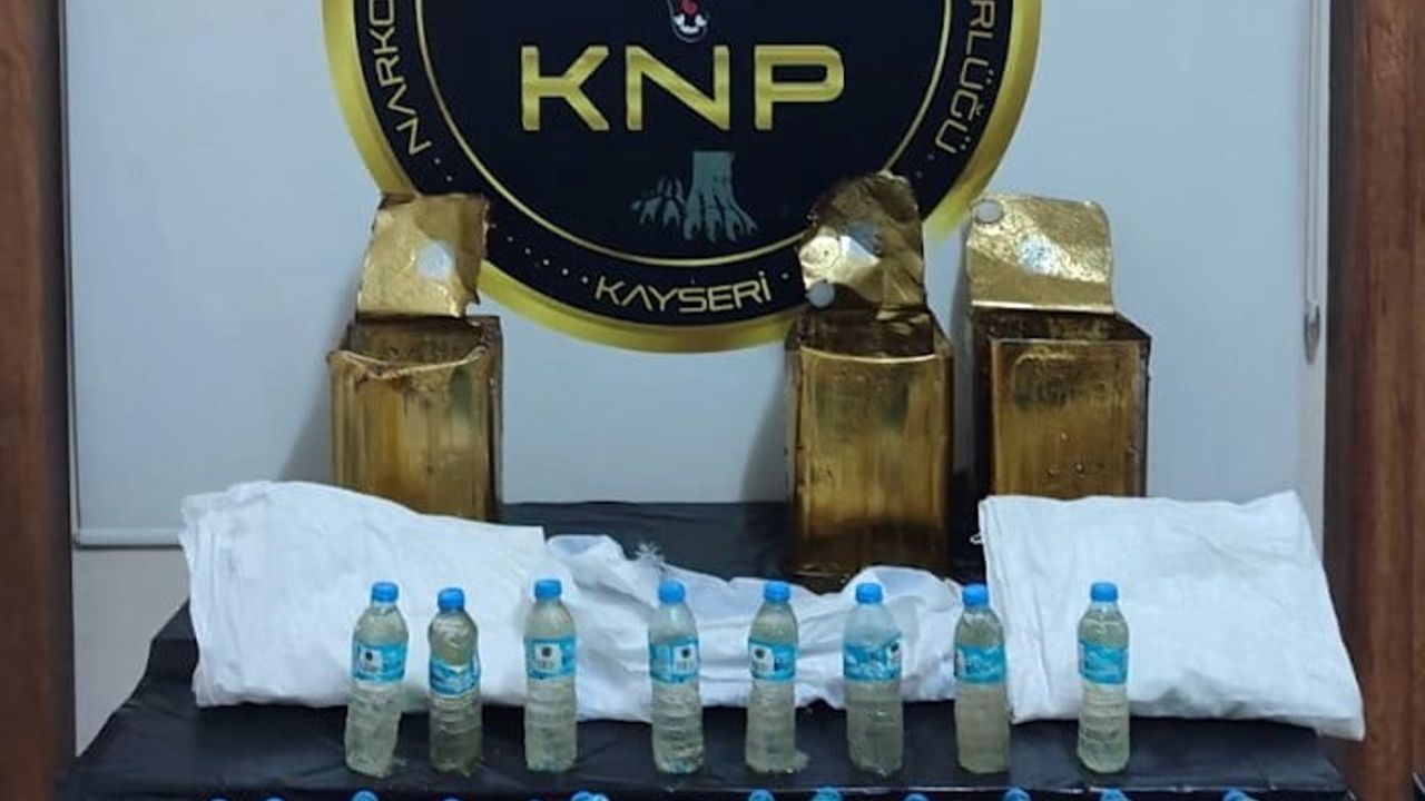 Kayseri'de bal tenekelerinde uyuşturucu bulunmasıyla tutuklanan sanık hakim karşısında