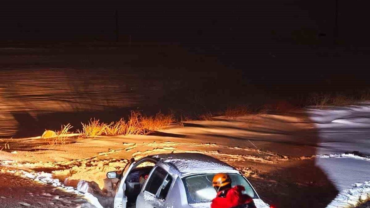 Kayseri'de kar ve tipide 117 kişi kurtarıldı