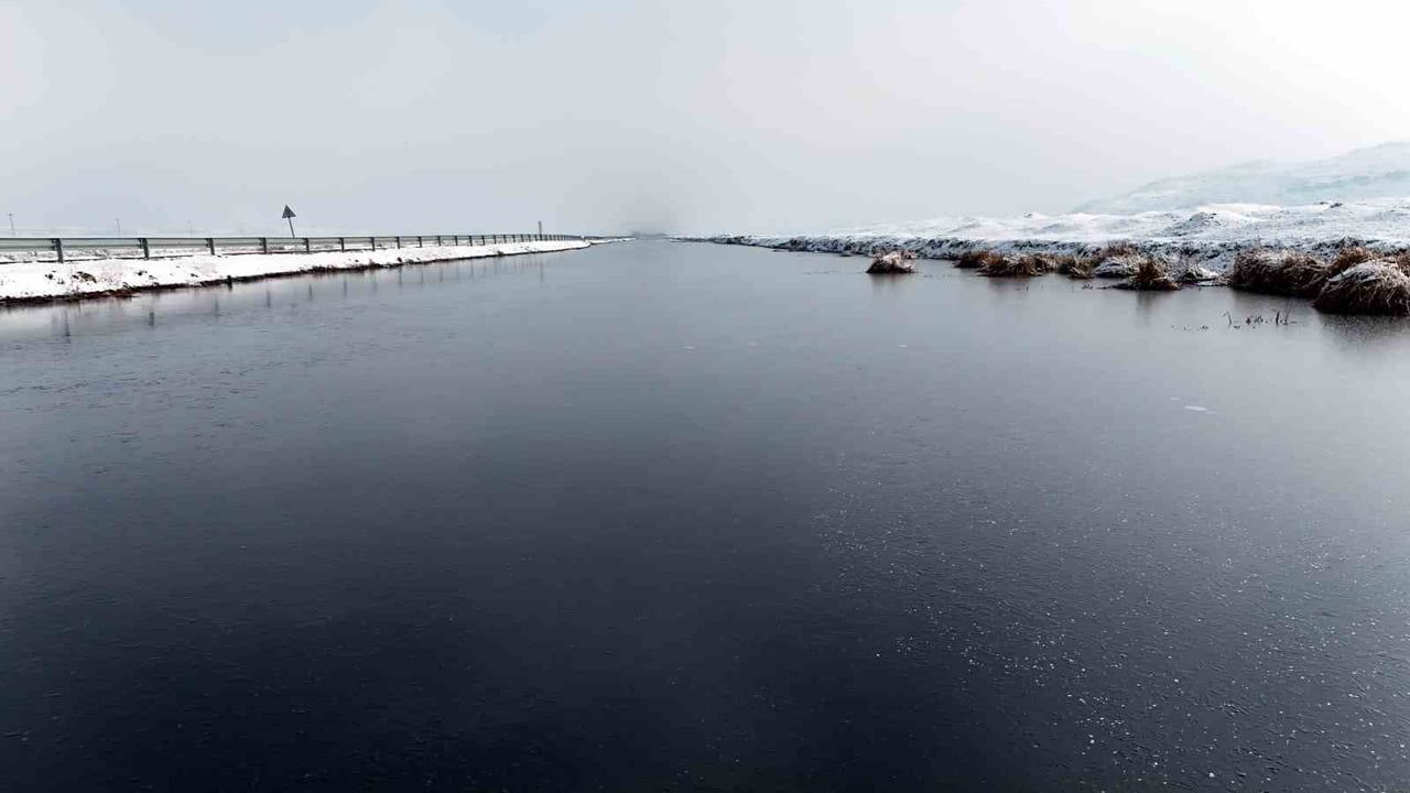 Kayseri Hürmetçi Sazlığı: Yazın mandalar, kışın buzlanan göl