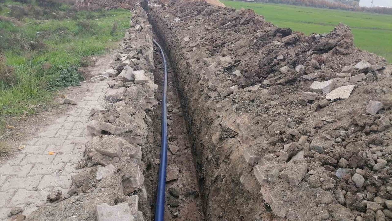 Kazkeli Mahallesi'nin 30 yıllık içme suyu hattı HATSU tarafından yenilendi