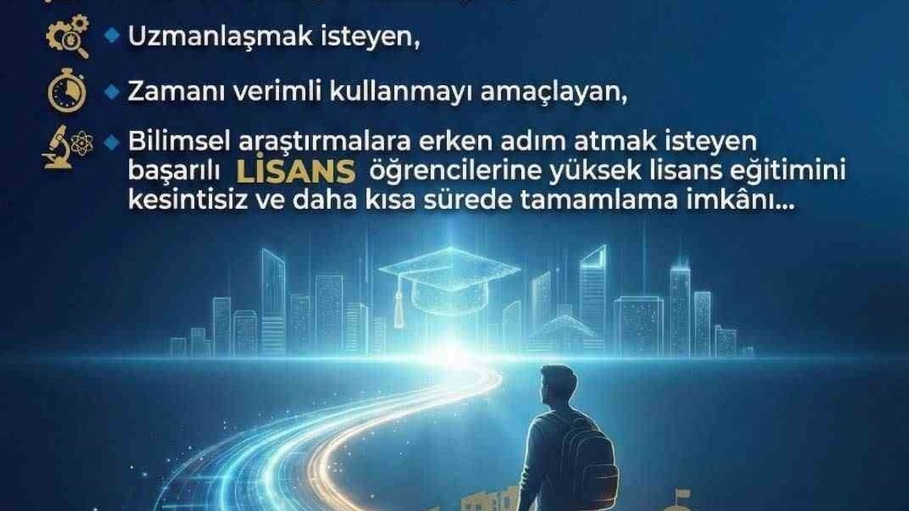 KBÜ'de Bütünleşik Yüksek Lisans Başvuruları 12-23 Ocak 2026