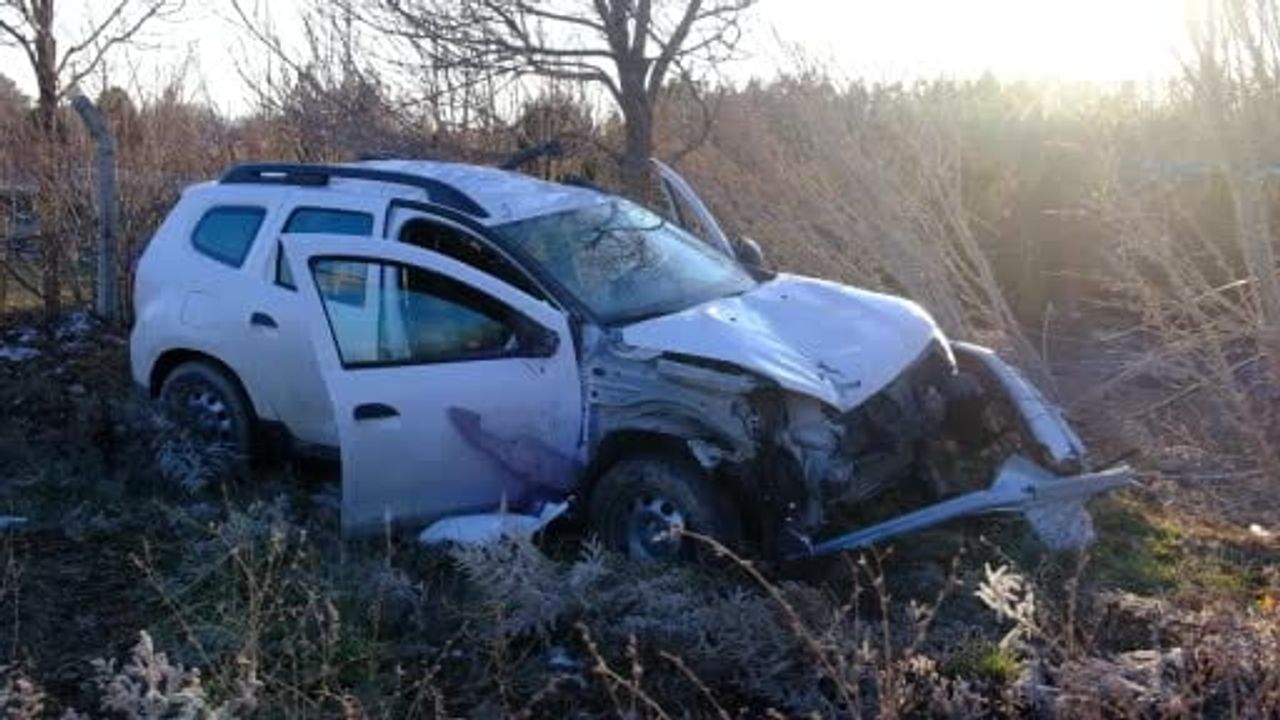 Kılbasan Yolu'nda cip kontrolden çıktı: Sürücü yaralandı