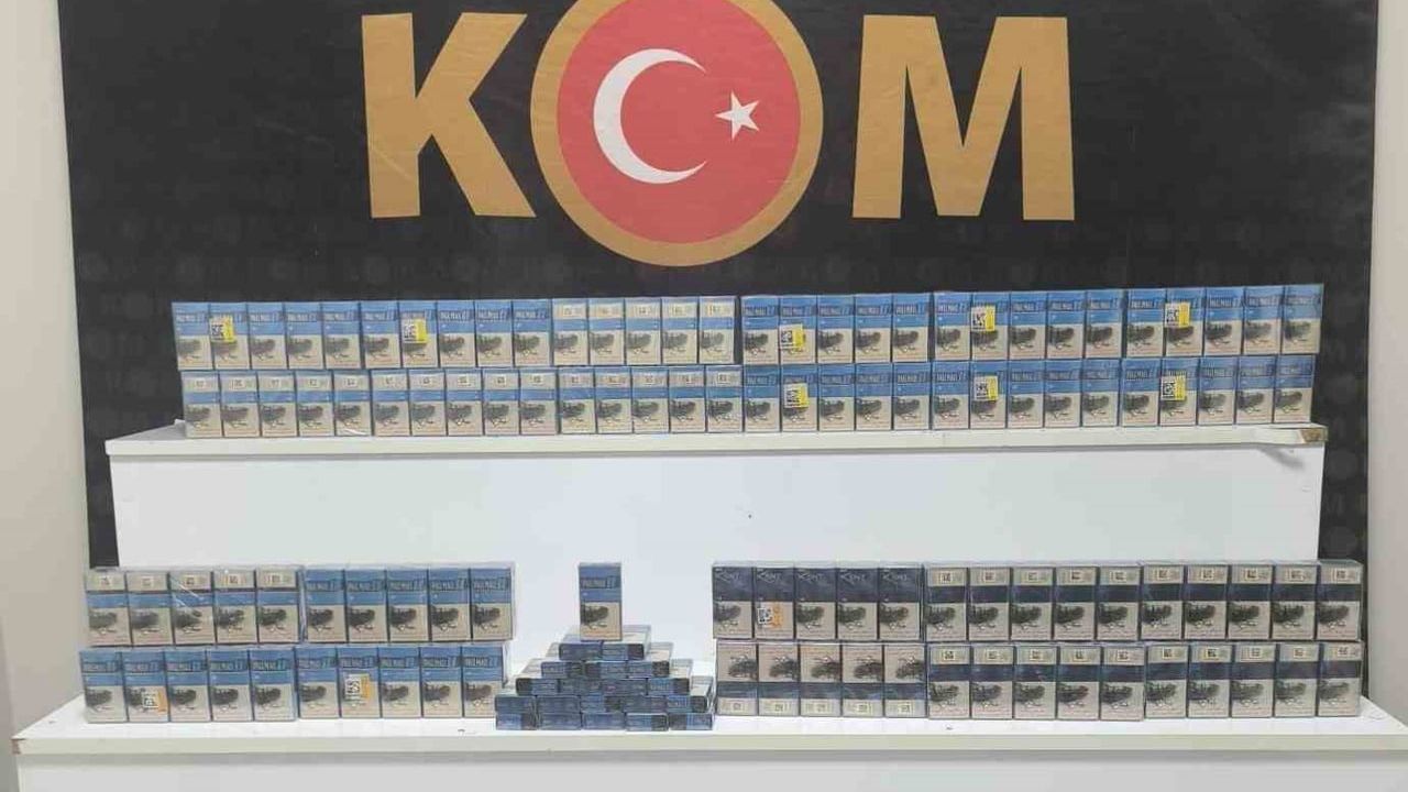 Kırşehir’de operasyonda 380 paket kaçak sigara ele geçirildi