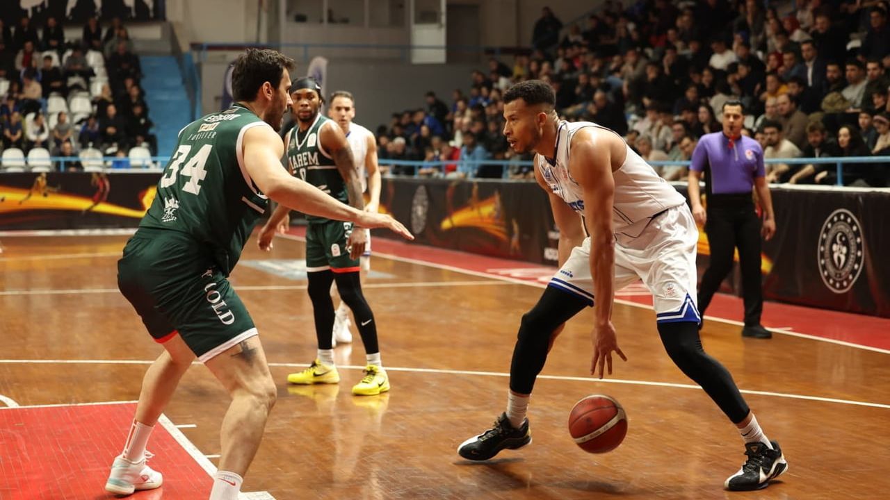 Kocaeli BŞB Kağıtspor uzatmada Haremspor'u 99-97 yendi