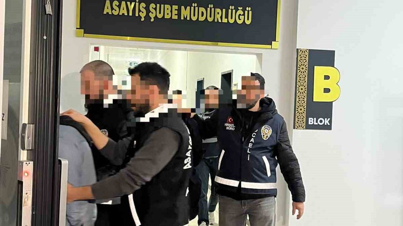 Kocaeli'de doktor ve iş insanına yönelik silahlı saldırı planına operasyon: 6 gözaltı