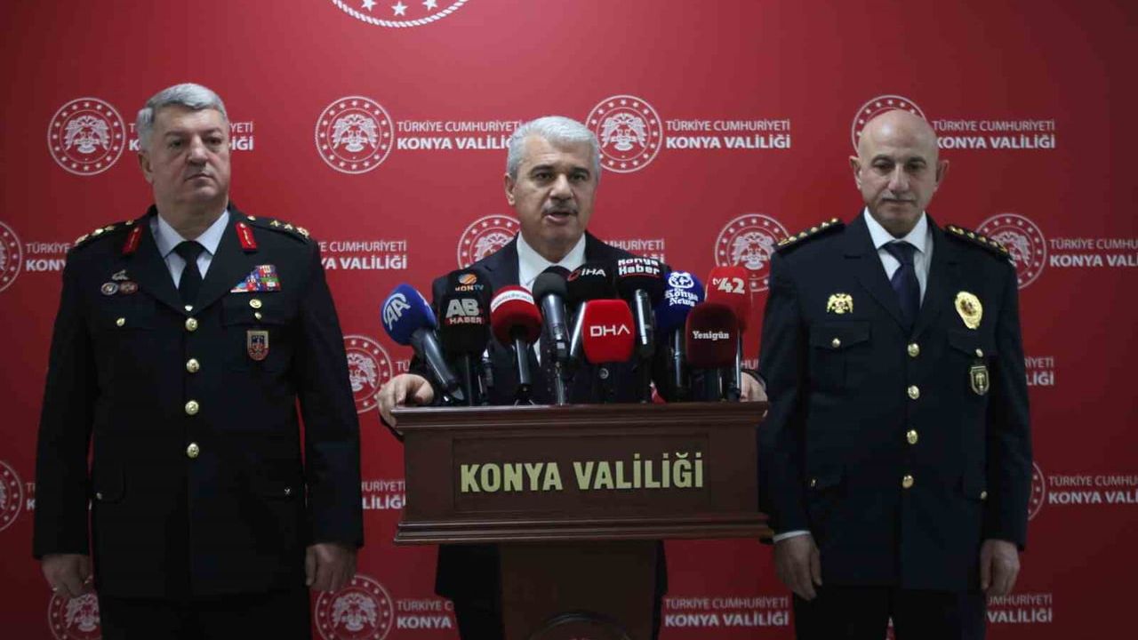 Konya'da 2025 Asayiş Değerlendirmesi — Vali İbrahim Akın'ın Sunumu