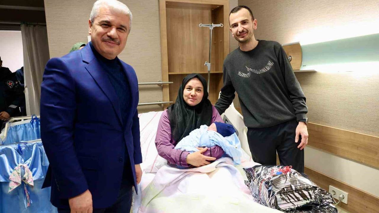 Konya'da 2026 yılının ilk bebeği: Alparslan