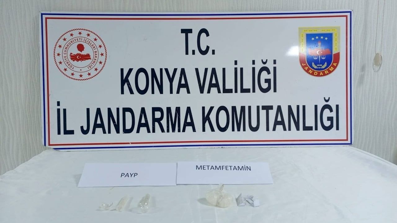 Konya’da jandarma 11 operasyonda çok sayıda uyuşturucu ele geçirdi, 7 kişi tutuklandı