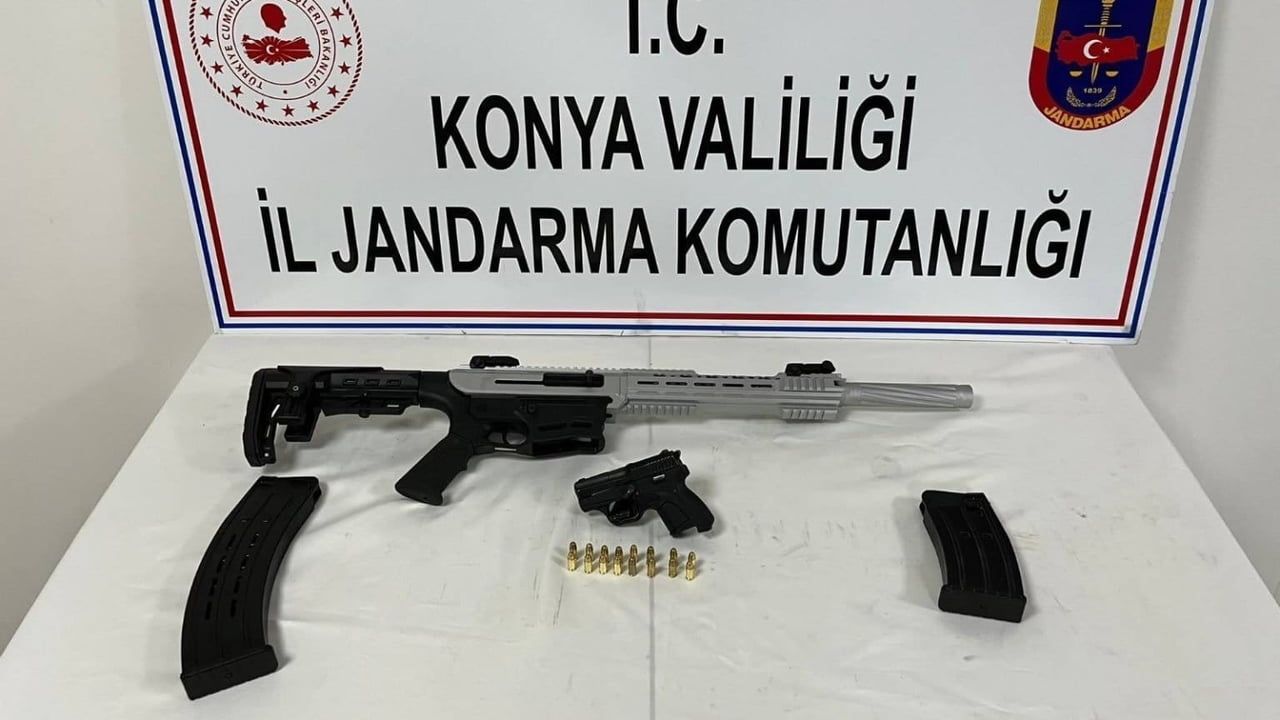 Konya’da jandarma operasyonunda 2 kişi tutuklandı