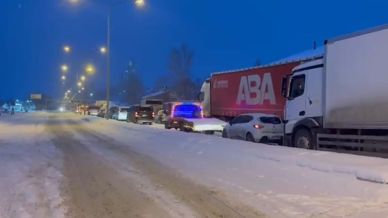 Kop Dağı Geçidi'nde tipi ulaşımı aksattı