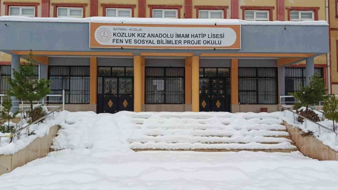 Kozluk'ta 5 Ocak: Kırsal ve taşımalı eğitime 1 gün ara