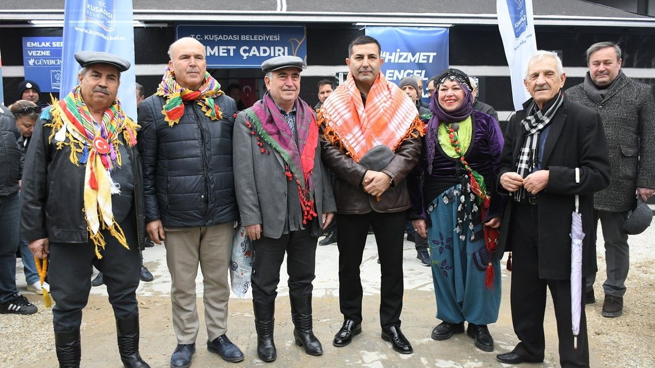 Kuşadası Belediyesi hizmet birimlerini Yörük Hizmet Çadırı'na taşıdı