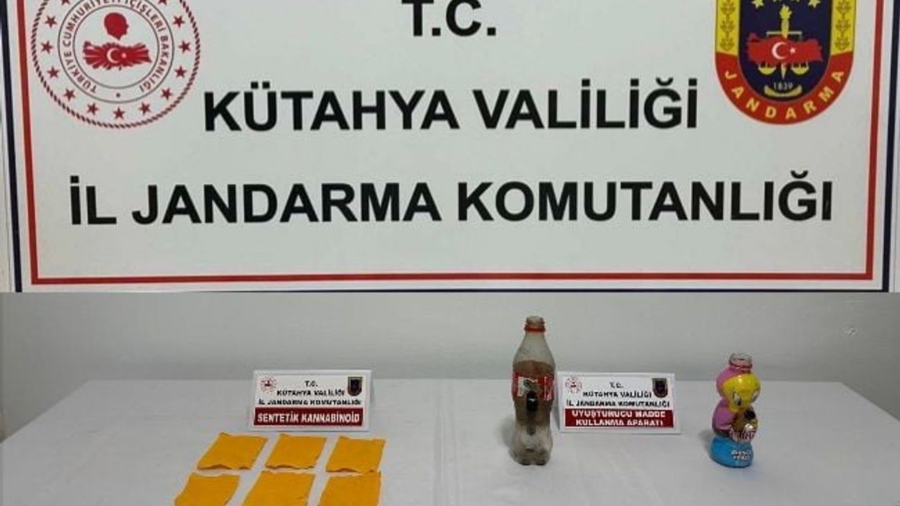 Kütahya Simav'da jandarma uyuşturucu operasyonu