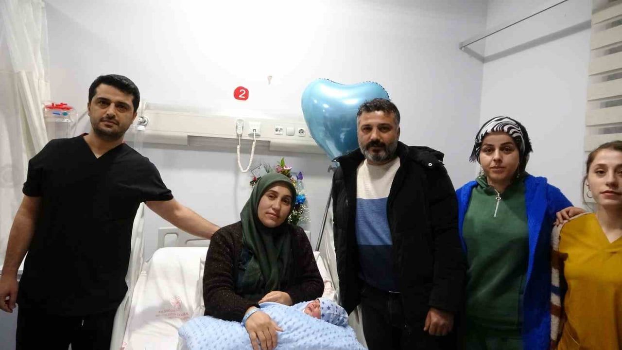 Malatya'da 2026'nın İlk Bebeği: Muhammet Ali