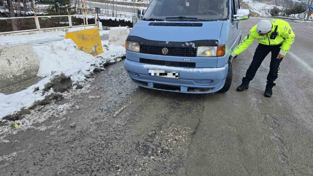 Malatya'da kış lastiği denetimleri sıklaştırıldı