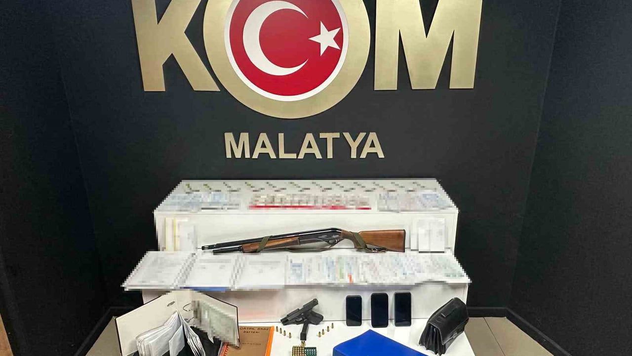 Malatya'da tefecilik operasyonu: 3 tutuklama