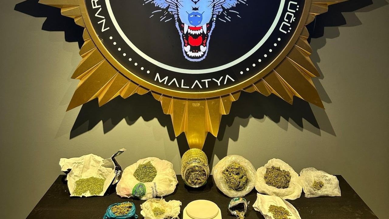 Malatya'da 'torbacı' operasyonu: 800 gram esrar ele geçirildi, 1 tutuklama