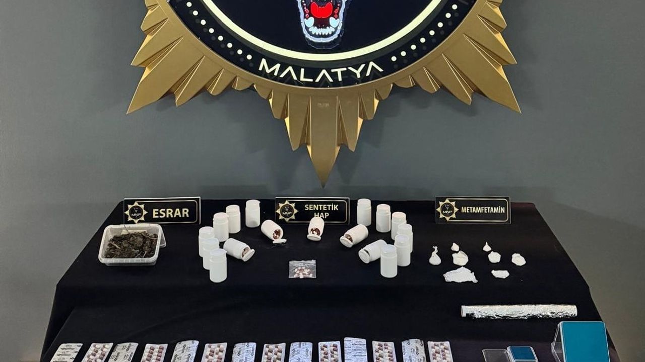 Malatya’da zehir tacirlerine büyük darbe: 13 tutuklama