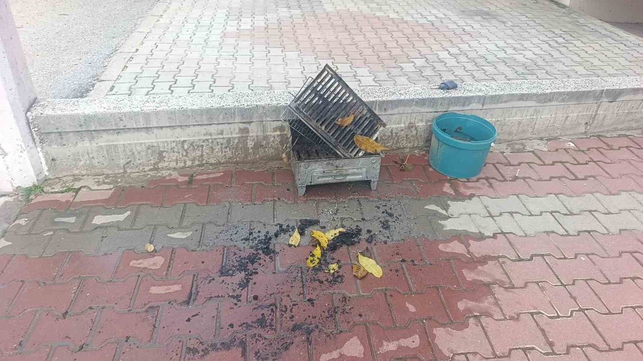 Manavgat'ta apartman yangın ihbarı mangal yüzünden asılsız çıktı