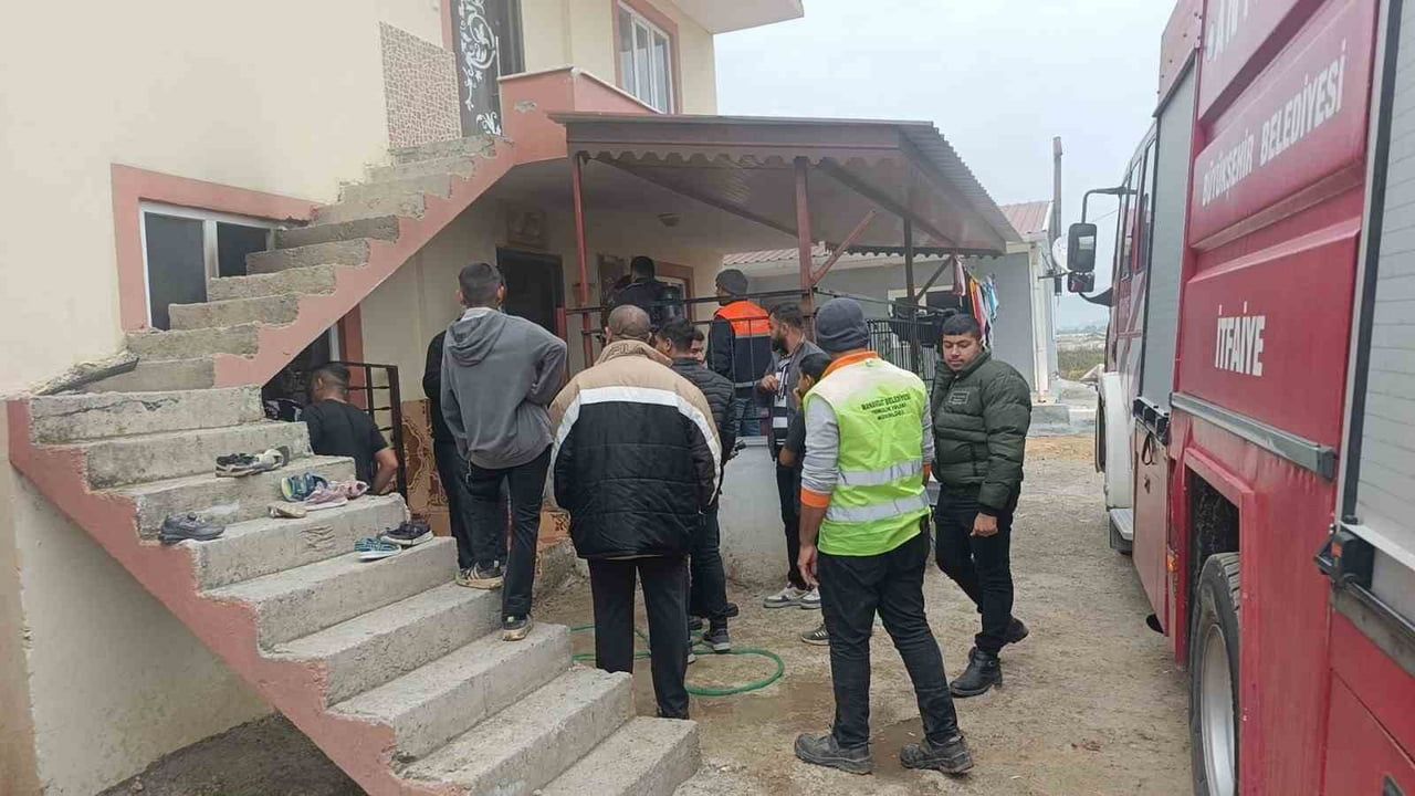 Manavgat'ta sobadan çıkan yangın: 5 yaşındaki kız çocuğu yaralandı